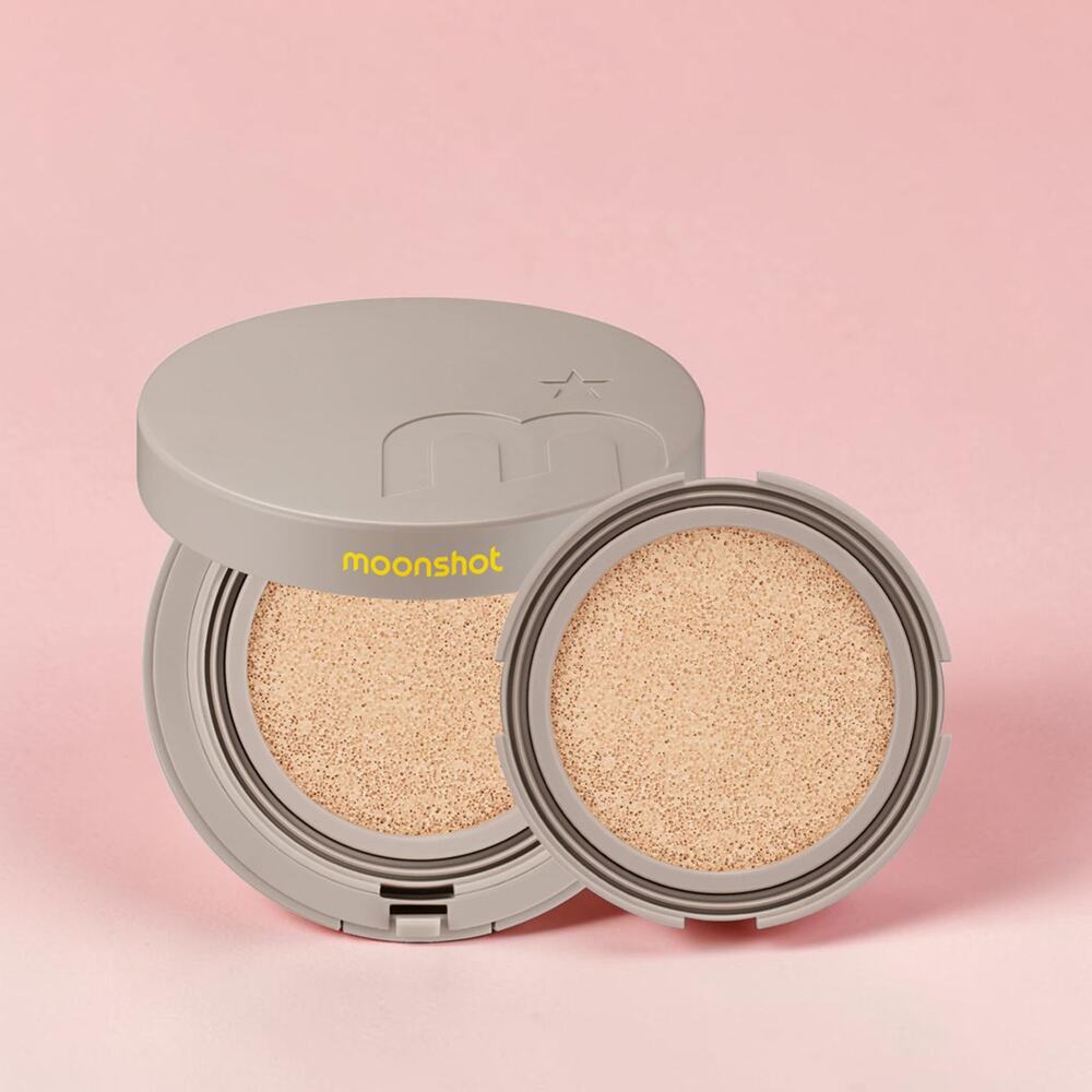 MOONSHOT Conscious Fit Cushion Foundation 15N Cosmic Cream + Refill K-Beauty